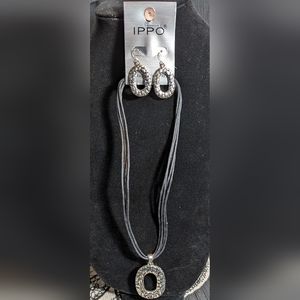 *5 for $25* NWT Corded necklace and matching earrings